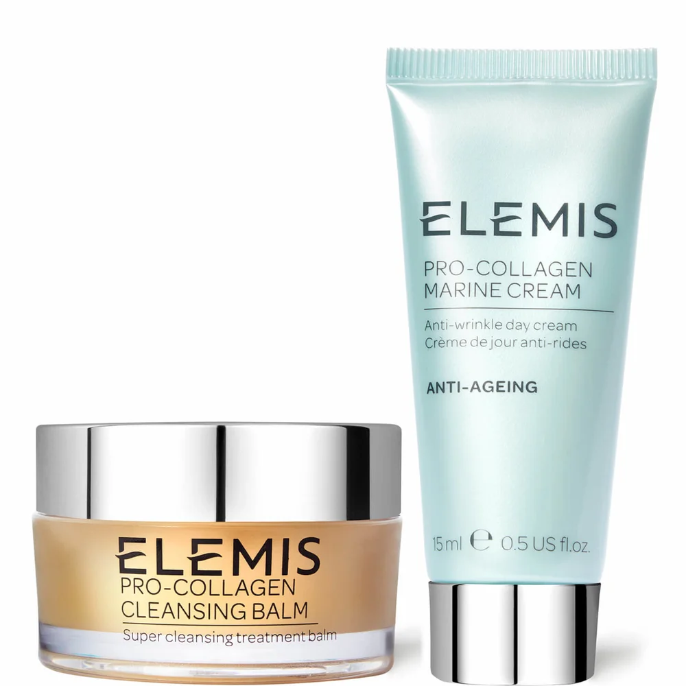 Pro-Collagen Cleansing Balm 20g & Pro-Collagen Marine Cream 15ml Set Image 1