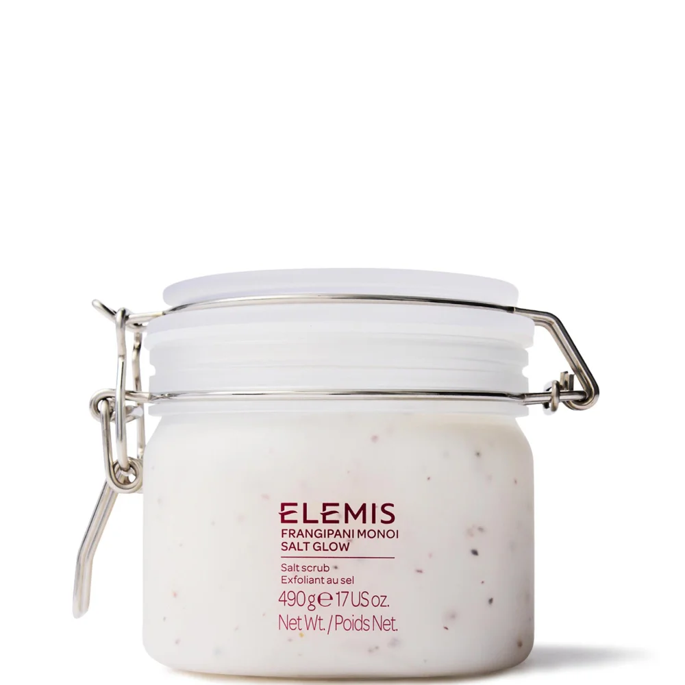 Frangipani Monoi Salt Glow Body Scrub 490g Image 1
